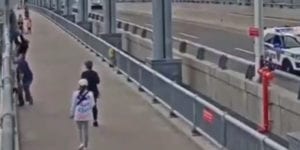 Off-duty new york police officer rescues bayonne bridge jumper