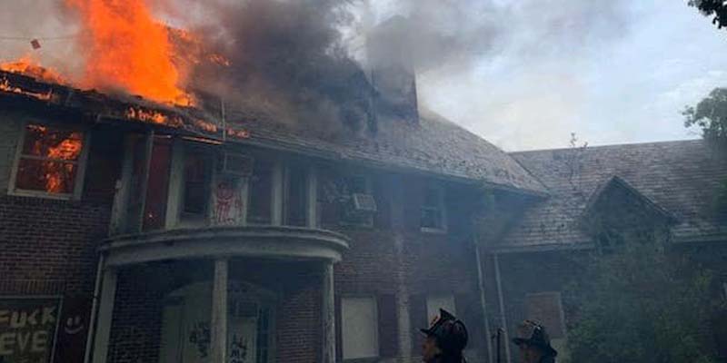 Famed Journalist Arthur Brisbane's Abandoned Children's "Asylum" Destroyed in Fire