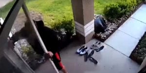 Watch as woman saves choking neighbor's life