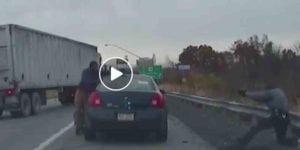 Insane dash cam footage shows how a simple dui check nearly turned deadly for police officers in 2017