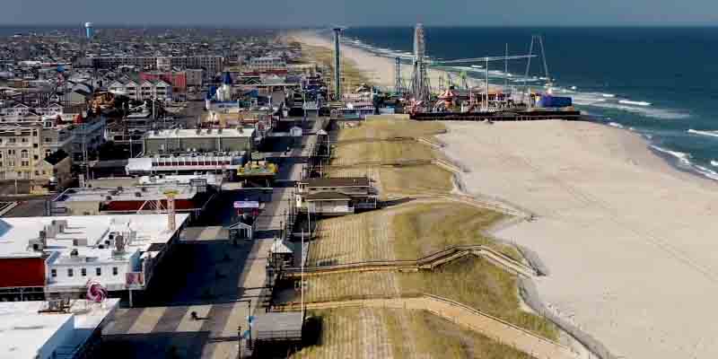 Amazing Drone Footage Shows Ocean County Devoid Of Life During COVID-19 Shutdown