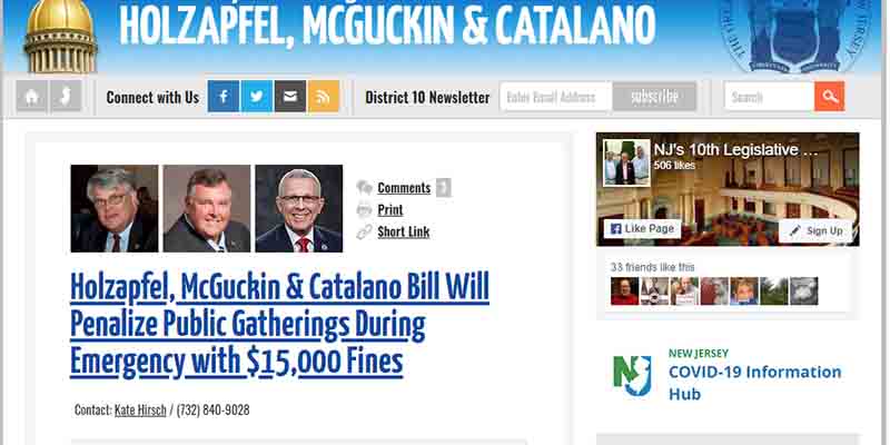 McGuckin Retreats From Bill That Sought $15,000 Fines for Murphy's Law Violations
