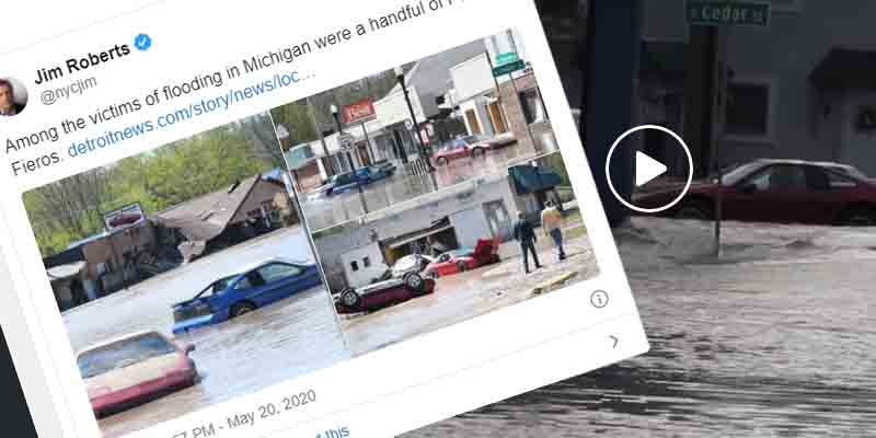 Flood Wipes Out Pontiac Fiero Collection in Michigan