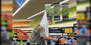 No charges for man who wore kkk hood to supermarket