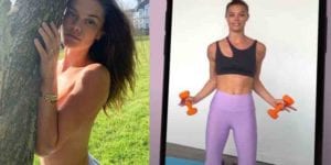 Nina agdal's home workout program helping women stay fit during covid-19 pandemic