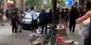 Rioters, looting in center city philadelphia
