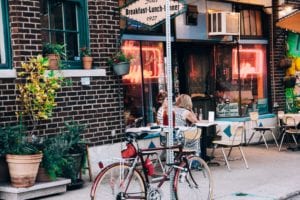 Sidewalks have turned into barstools after murphy allows takeout mixed drinks at bars says one community leader
