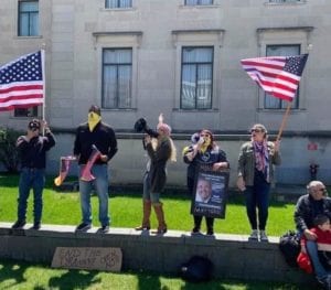Murphy administration charges white female for organizing protests against him