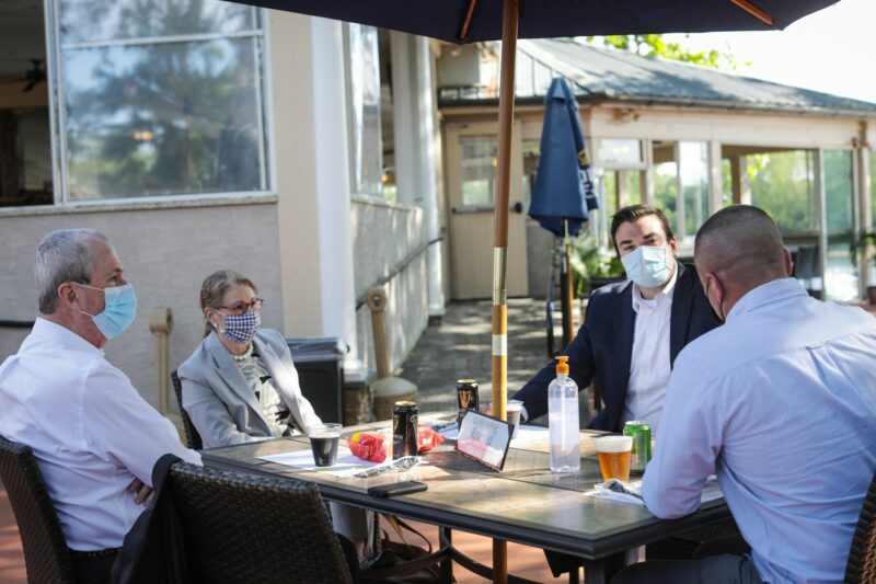 Governor Murphy Discusses the Science of Beer, Bubbles and Social Distancing While Dining Out