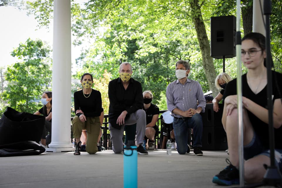 Phil Murphy: I don't recall seeing one person not wearing a mask or face covering