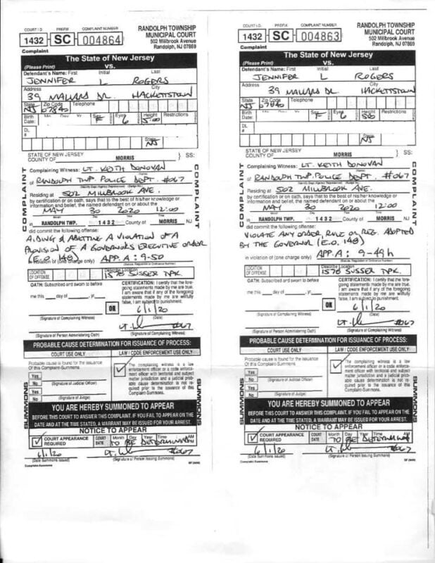 NJ Business Owner Fined by Murphy Today for Hosting Peaceful "Open NJ" Rally Last Week