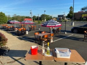 Parking lot dining is all the rage today in new jersey
