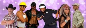 No, the village people didn't just kick out the cop