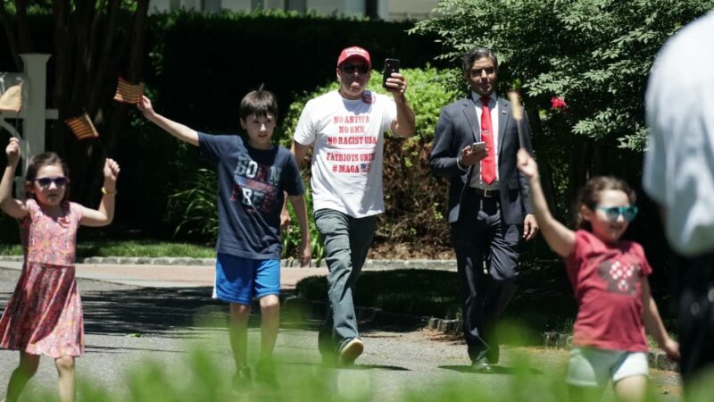Watch: U.S. Senate Candidate Hirsh Singh, Protesters March on Phil Murphy's Home in Middletown