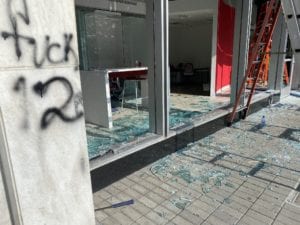 Rioters destroy office of progressive newspaper as pro-riot editor hid in basement