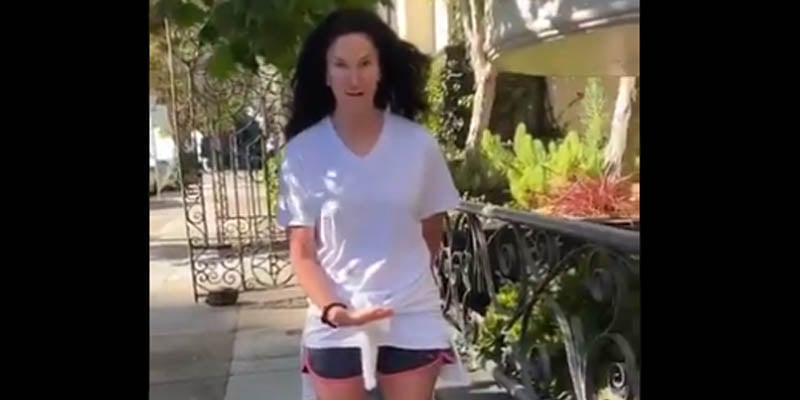 San Francisco Karen Yells At Man Painting Black Lives Matter on Wall of His Own House