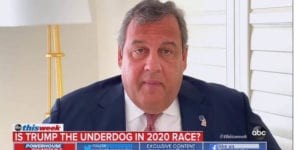 Former governor chris christie on trump: he is losing