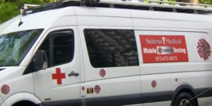Doctor sets up mobile covid-19 van to bring testing to under served communities in new jersey