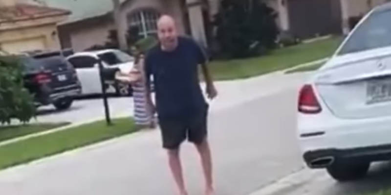 Florida ManKaren Flips Out on Teen Girls Riding a Golf Cart in the Neighborhood
