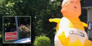 Kate gibbs' union supporters love kate, hate trump