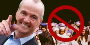 Murphy's weird science: in june, your children can protest, but not attend a graduation ceremony