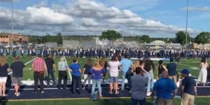Watch: in wake of murphy lawsuit, students at wayne valley high school host their own graduation