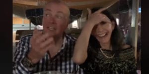 What would you say to governor murphy if he shows up at the restaurant you're eating at?