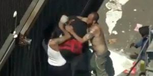 In philadelphia, the looters are being looted