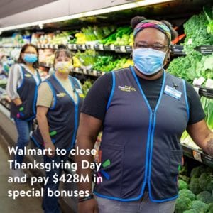 Walmart will remain closed on thanksgiving day this year