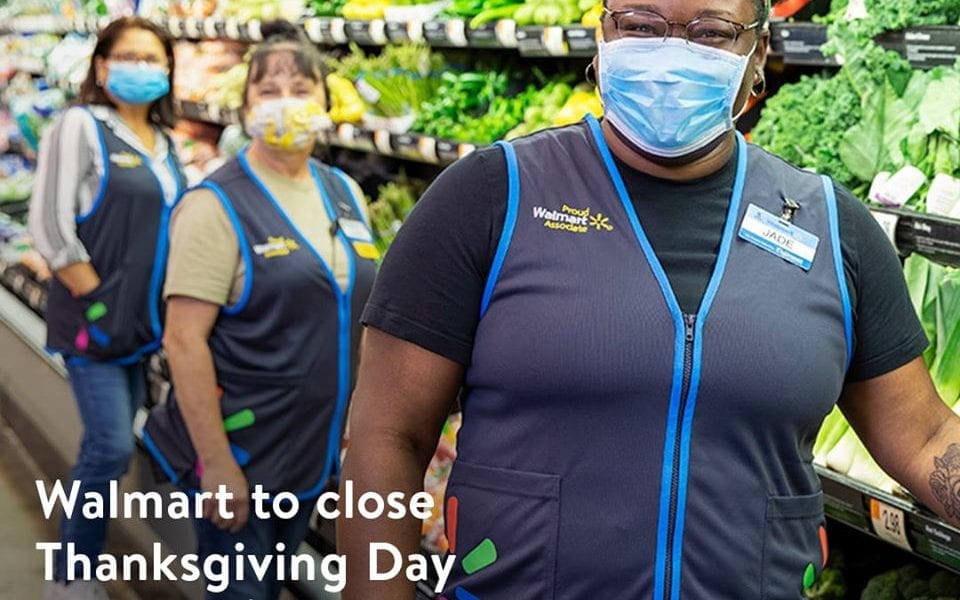 Walmart Will Remain Closed on Thanksgiving Day this Year