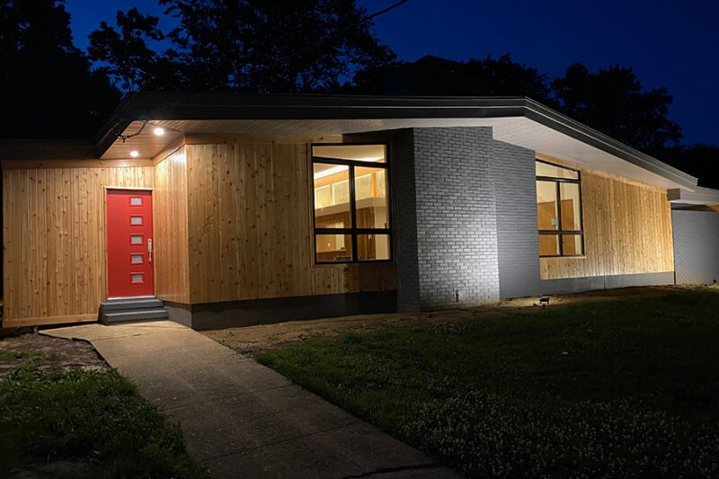 A mid-century modern renovation on one of Shrewsbury’s finest streets