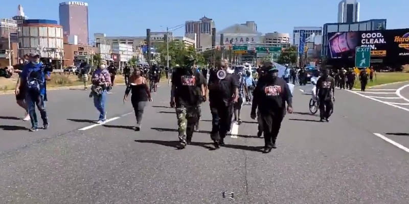Atlantic City Mayor Calls July 4th Protest "Selfish" and "Clownish"; Arrested Organizer, Protesters
