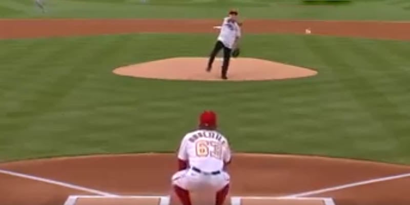 Watch: Dr. Anthony Fauci Throws Horrendous First Pitch That Pretty Much Sums Up 2020
