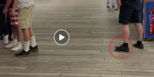 Video shows man hit, police recovering gun on boardwalk in seaside heights