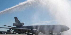 Joint base kc-10 tanker first to be sent to boneyard as fleet is replaced with kc-46 pegasus