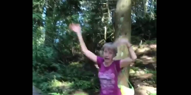 People Used to Just Say "Hello" to Each Other When Passing in Parks....Now? They do this...