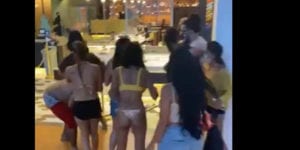 Mall brawl shows masking up is becoming more acceptable in young american adults