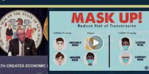 Murphy signs executive order requiring outdoor wearing of face coverings