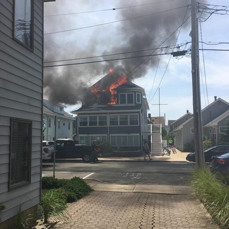 Firefighters Save Seaside Park Home from Total Destruction from Fire on Sunday