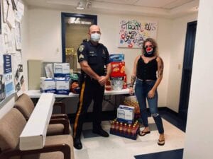 Wawa supervisor gives back to the 10 police stations