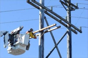 Lightning strikes cut power to 20,000 in ocean county