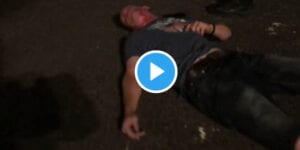 "he didn't do nothing" antifa thugs nearly beat man to death after pulling him from his car