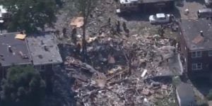 Three homes destroyed in baltimore explosion