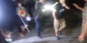 Peaceful actions of blm protesters caught on video