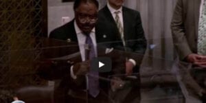 Black democrat senator bashes rioters "what kind of people have we become? "