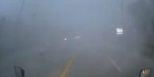 Fhp releases video of box truck caught inside possible tornado