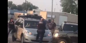 Police target riot supply lines, arrest occupants of "riot kitchen" delivery vehicle