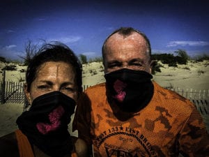 Murphy's latest mask photo highlights dangers of skin damage, cancer
