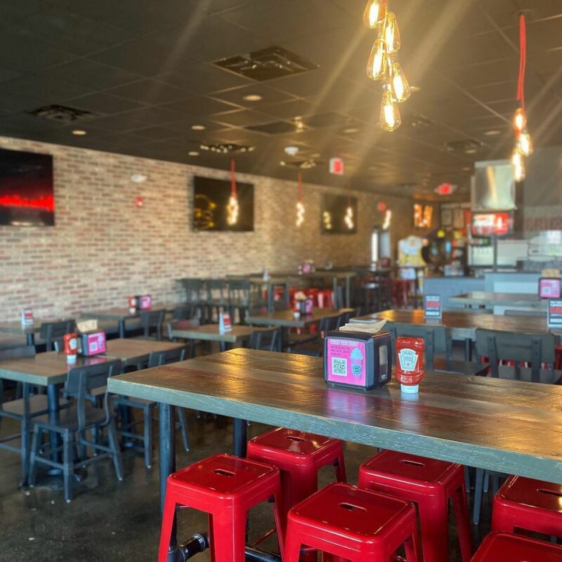 Burger 25 Finally Gets to Serve Diners Inside Remodeled "Wolfies" Restaurant