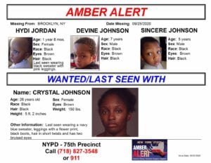 Amber alert issued for three nyc children in imminent danger